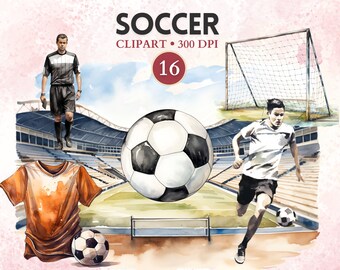 Soccer Clipart, Soccer Png, Football Clipart, Football Vector, Sport Picture, Sport Graphics