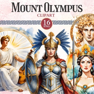 Clipart Mont Olympe, Créature Mythique, Clipart Déesse, Personnages Animés, Mythologie Grecque, Dieux Grecs png