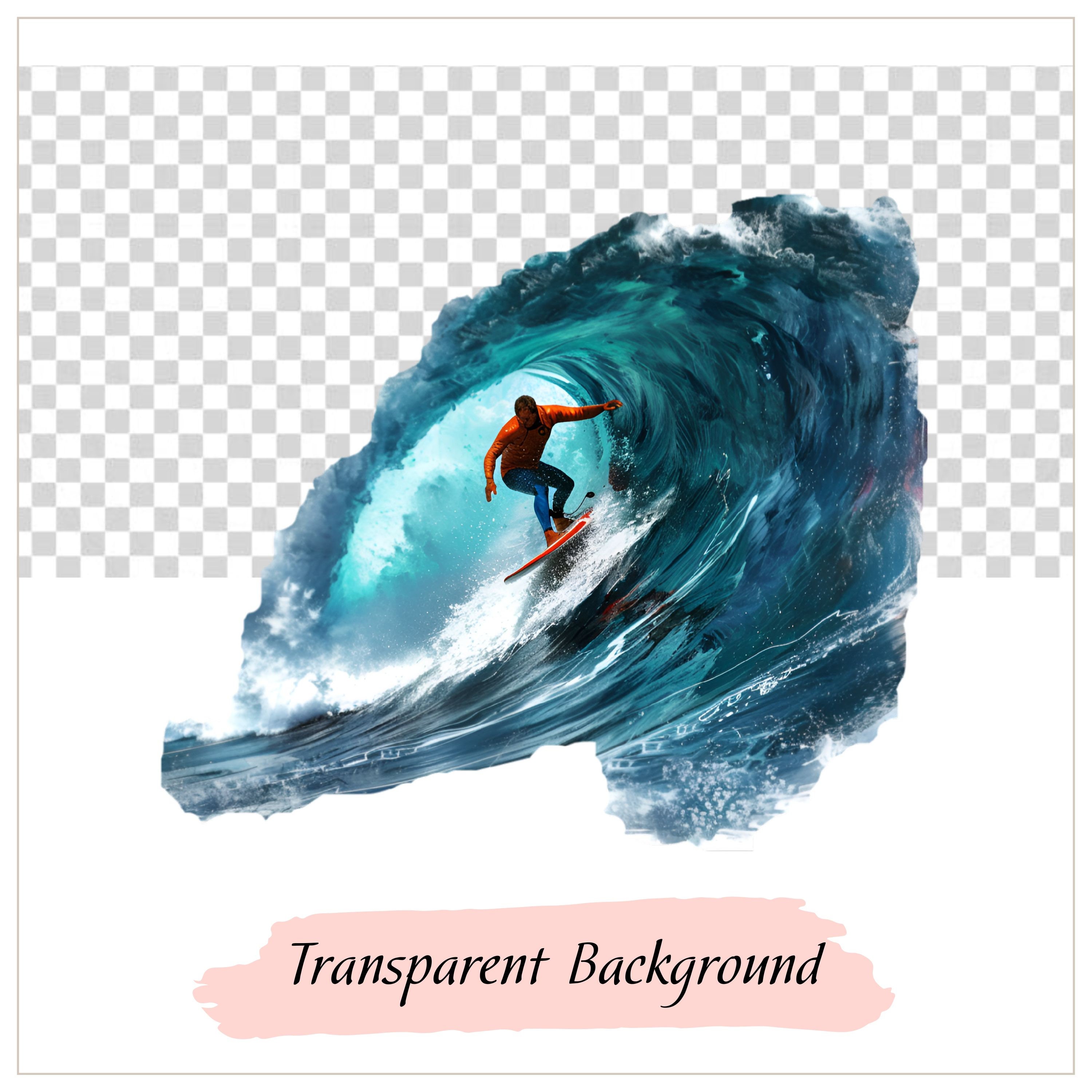 Surfing Clipart Bundle, Surf Png, Surfing Graphics, Surfboard Png ...