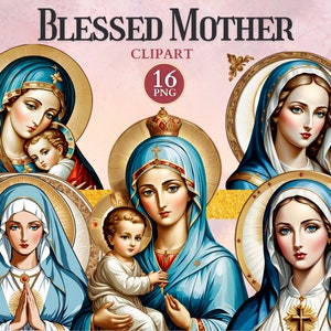 Clipart della Beata Madre, Beata Vergine Maria, Madre di Dio, File di taglio della fede, Silhouette della Madonna, Fede Png