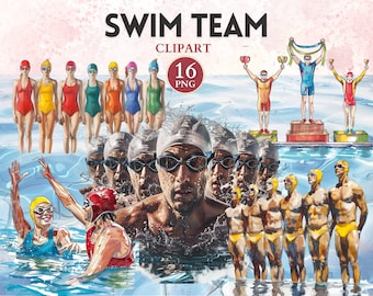 Swim Team Clipart, Swim Png, Swimmer Png, Water Clipart, Swimming Pool, Swimming Graphics, Sport Graphics, Sport Image