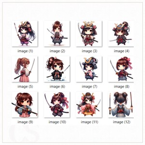 Imágenes Prediseñadas De Chica Samurai, Cultura Japonesa, Arte Guerrero Femenino, Kimono Png, Símbolos Culturales, Arte Cultural, Muñecas Clipart, Diseños Asiáticos imagen 3