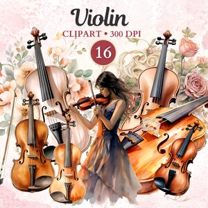 Violin Clipart, Violin Png, String Instrument, Musical Instrument, Violinist, Musician, Music Clipart, Music Png