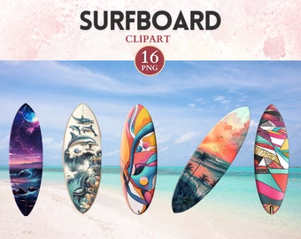 Surfboard Clipart, Surfboard Png, Surf Png, Surfing Graphics, Surfer Clipart, Ocean, Wave, Sport Graphics, Sport Image