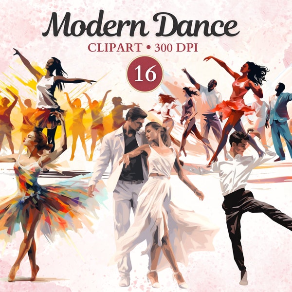 Modern Dance Clipart, Modern Dance Png, Dancer Clipart, Dance Png, Ballerina, Music Clipart, Music Png