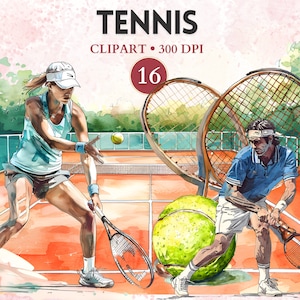 Tennisclipart, tennispng, sportclipart, sportfoto, sportafbeelding, transparante achtergrond