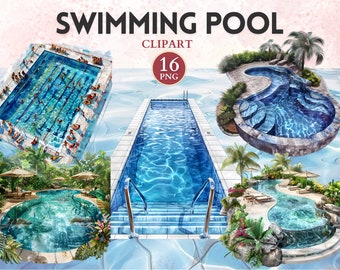 Swimming Pool Clipart, Swim Png, Swimmer Png, Water Clipart, Swimming Graphics, Sport Graphics, Sport Image