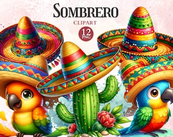 Sombrero clipart, Dia De Los Muertos, Happy Cinco de Mayo, Sombrero png, Mexican Fiesta, Mexican Hat png, Taco Tuesday, Travel Vector