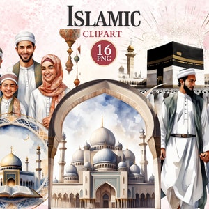Islamic Clipart, Eid Mubarak, Ramadan Kareem, Ramadan Mubarak, Mosque Clipart, Muslim Images, Islamic Vector