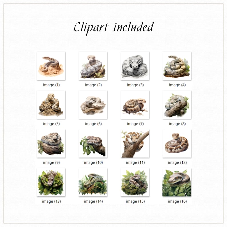 Boa Clipart, Boa Png, Snake Clipart, Snake Png, Serpent Silhouette ...