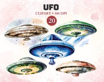 Ufo Clipart, Acuarela, Platillo Volador, Alien Clipart, Espacio, Galaxia, Universo, Png, Espacio Exterior, Aventuras, Gráficos, Fiesta, Lindo, Marciano