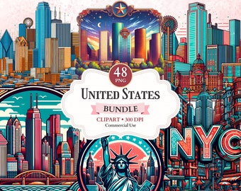 United States Clipart, Houston TX, Houston Skyline, Chicago Illinois, Chicago Outline, Central Park, New York Trip, Dallas Texas, US History