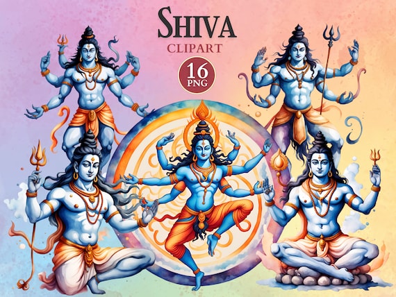 Shiva Clipart, Diwali Clipart, Cultural Symbols, Hindu Deity, Cosmic Dancer, Hindu God, Shiva Parvati, Cosmic Dancer