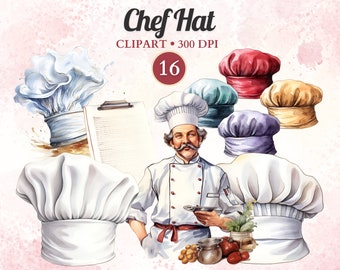 Chef Hat Clipart, Chef Clipart, Chef Png, Chef Vector, Chef Image, Cooking Clipart, Kitchen Clipart, Cooking Png, Cooking Vector