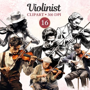 Violinist Clipart, Violinist Png, Violin Png, String Instrument, Musical Instrument, Musician, Music Clipart, Music Png