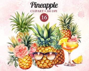 Piña Clipart, Piña Png, Sabor Tropical, Fruta Tropical, Fruta Acuarela, Fruta Exótica Png, Libro De Recortes