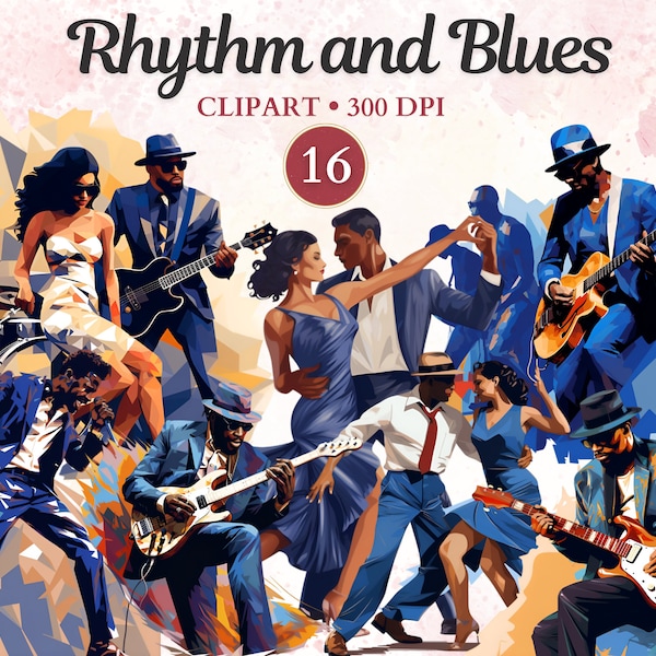 Rhythm and Blues Clipart, Blues Music, Musician Png, Dancer Clipart, Afro American Music, Music Clipart, Music Png