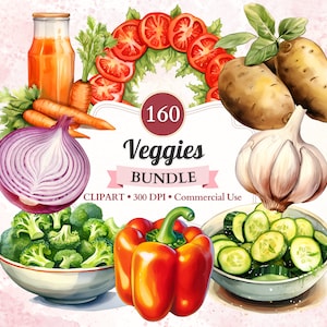 Lot de cliparts légumes, légumes, aliments sains png, végétarien, végétalien, salade, végétarien, jardin, ferme, agriculture, usage commercial