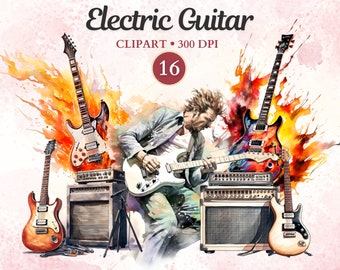 Electric Guitar Clipart, Guitar Png, Silhouette, Guitarist, String, Musical Instrument, Music Clipart, Music Png