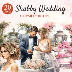 Clipart mariage minable, Just Married Clipart, Clipart romantique, Clipart mariage aquarelle, mariage Png, Png Transparent, téléchargement immédiat
