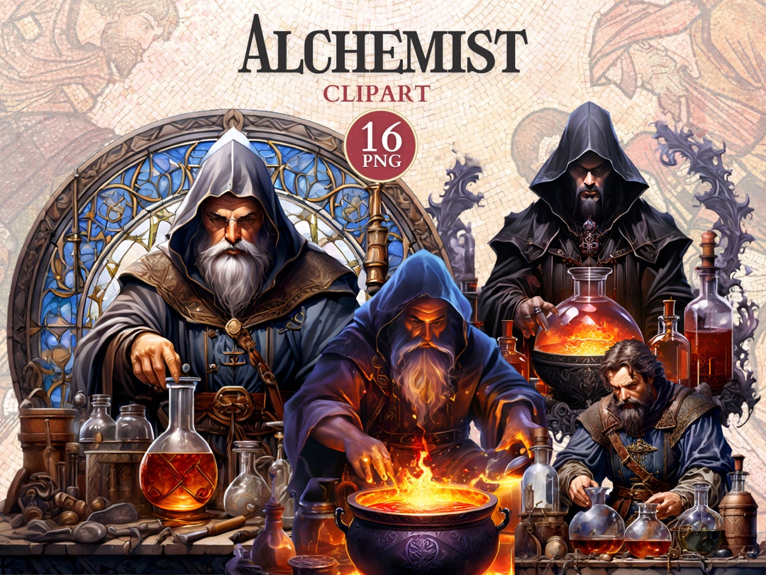 Alchemist Clipart, Alchemy Symbol, Medieval Fantasy, Fairy Png ...