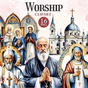 Aanbidding clipart, kerk clipart, Bijbel png, Jezus png, gemaakt om te aanbidden, katholieke iconen digitaal, kruis grafisch