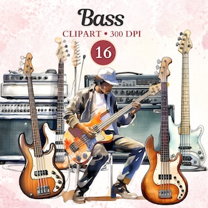 Bas clipart, elektrische gitaar clipart, gitaar png, gitarist, versterker, snaar, muziekinstrument, muziek clipart, muziek png