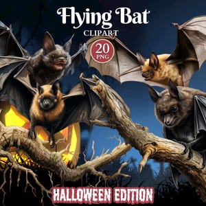 Latający Nietoperz Clipart, Grafika Halloween, Halloween Nietoperze Clipart, Witchcraft Png, Sztuka Wampirów, Straszna Grafika, Straszna Ilustracja