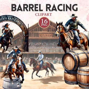 Barrel Racing Clipart, Reiten Clipart, Reiten, Reiter Png, Pferd Png, Sport Grafik, Sport Bild