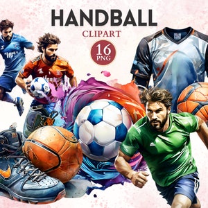 Handbal clipart, handbal png, handbalspeler, sport clipart, sport graphics
