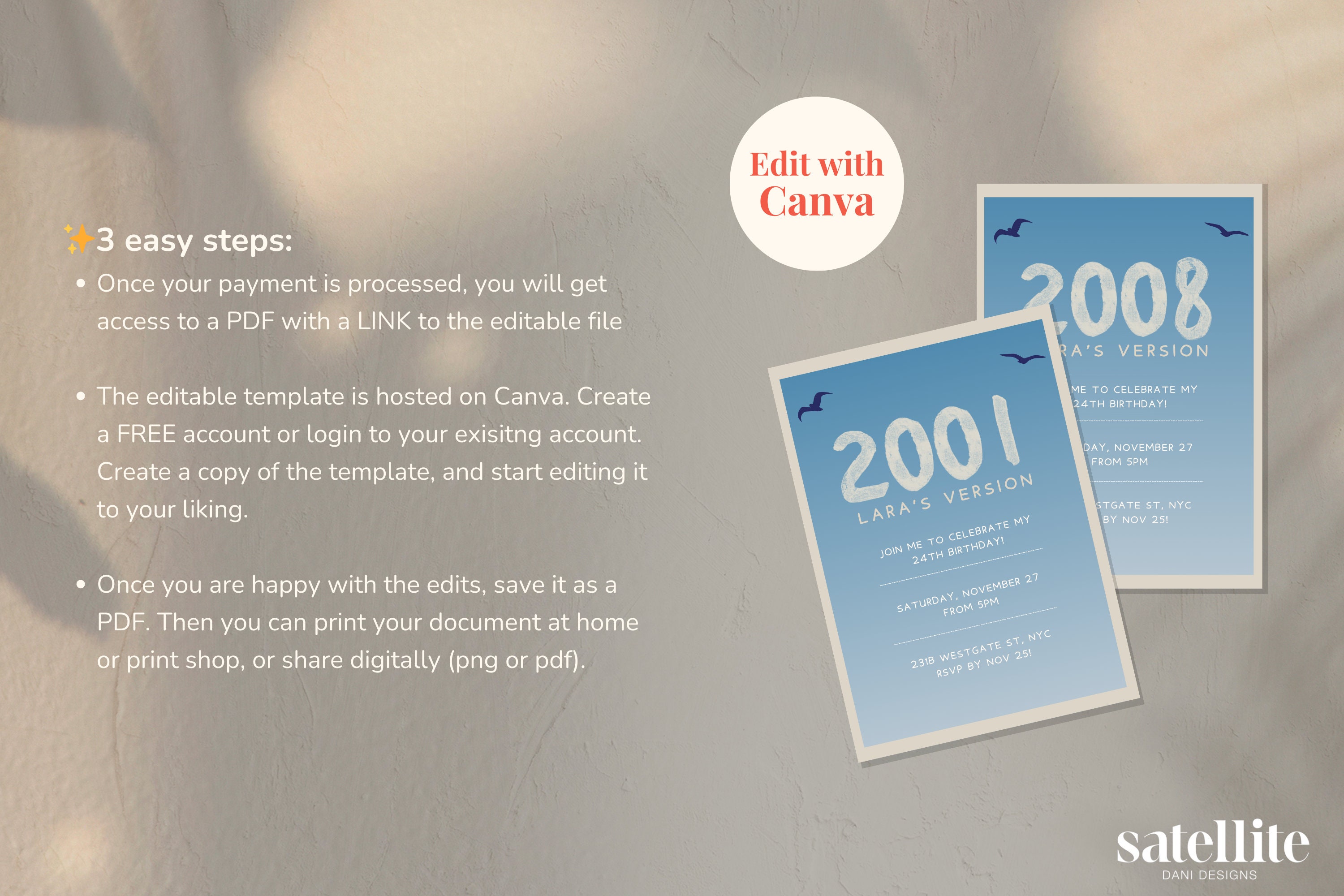 1989 Birthday Taylor Invitation, Editable Album Inspired Invite ...