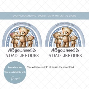 All you need digital download, Fathers Day transfer PNG, Watercolour Fathers day transfer PNG, Fathers day decal, Fathers day sublimation