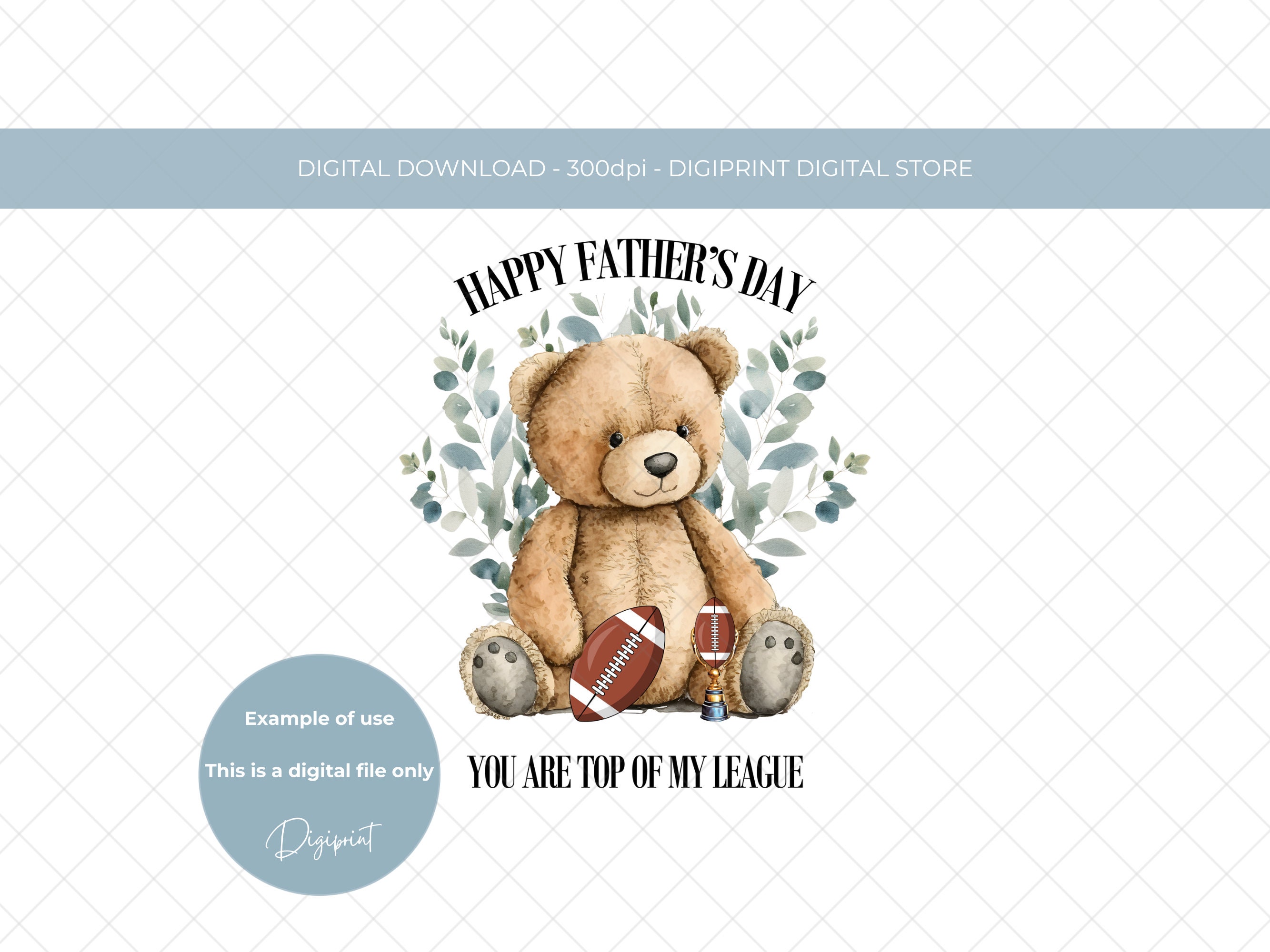 Happy Fathers Day Rugby PNG, Father's Day You Are Top of My League ...