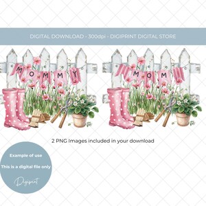 Mãe Mamãe jardim de verão digital PNG Dia das Mães clipart, Mamãe Mãe jardim aniversário design sublimação, Dia das mães gráfico Mãe Mamãe clipart