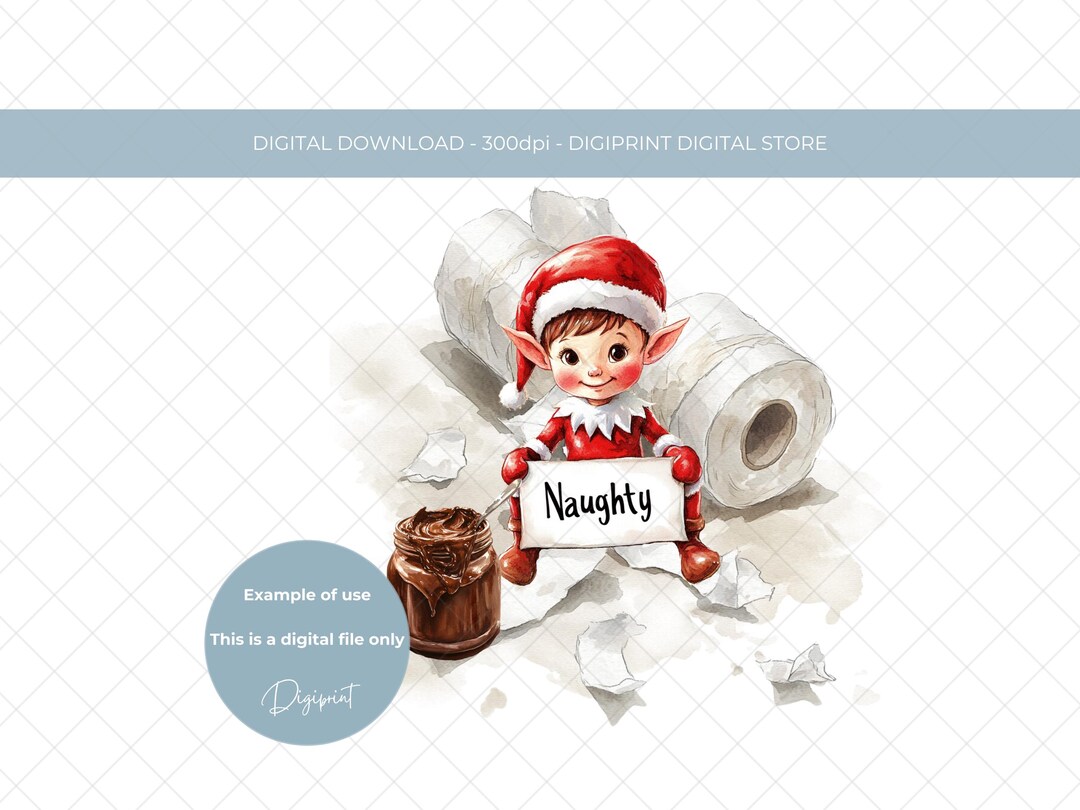 Naughty Christmas Elf Figurine – Many Colors, Sizes & Accessories – Ledge Or Hanging Display