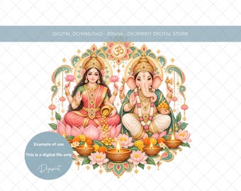 Diwali Festival Of Light PNG, Watercolour Clipart (Digital Download)