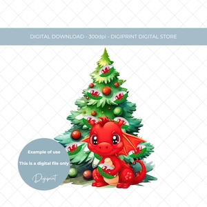 Fichier numérique d'arbre de Noël de dragon de rugby gallois de bébés, image de rugby de gallois de clipart de Noël de dragon de Nadolig Cymraeg Welsh de Nadolig Cymraeg pour des vêtements d'enfants