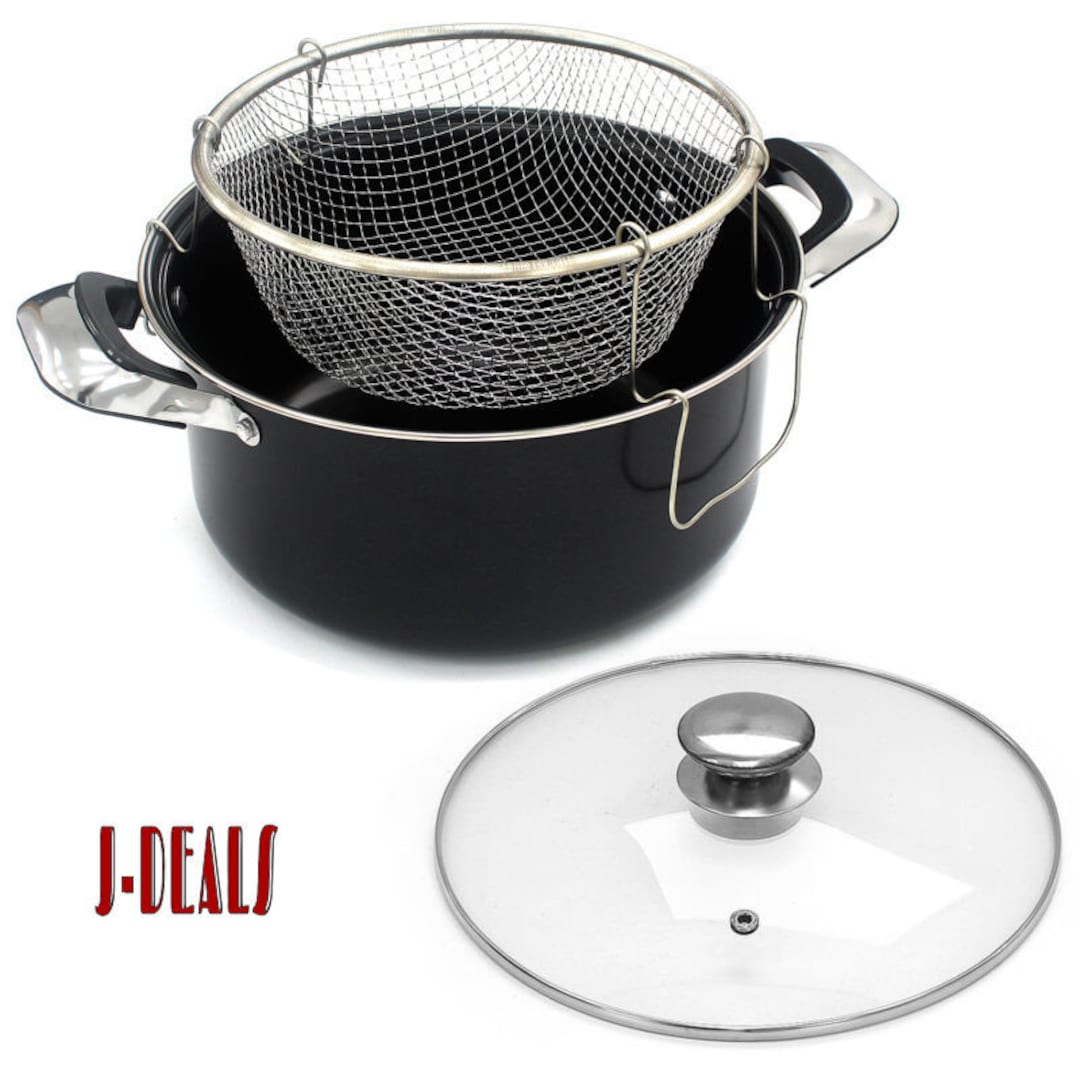 3 Piece Deep Fat Frying Pan Etsy UK