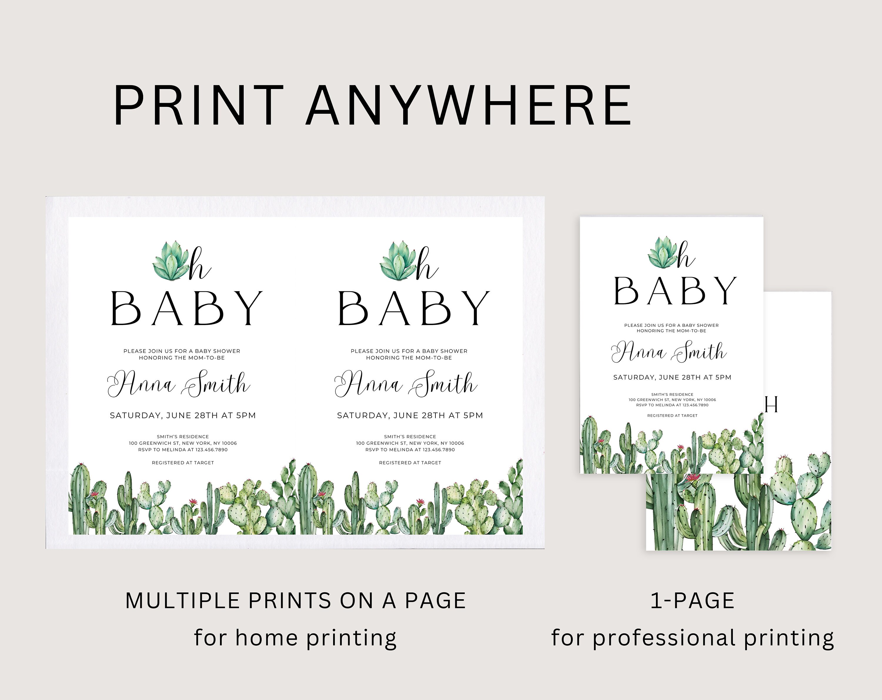 Editable Mexican Baby Shower Invitation Oh Baby Baby Shower - Etsy