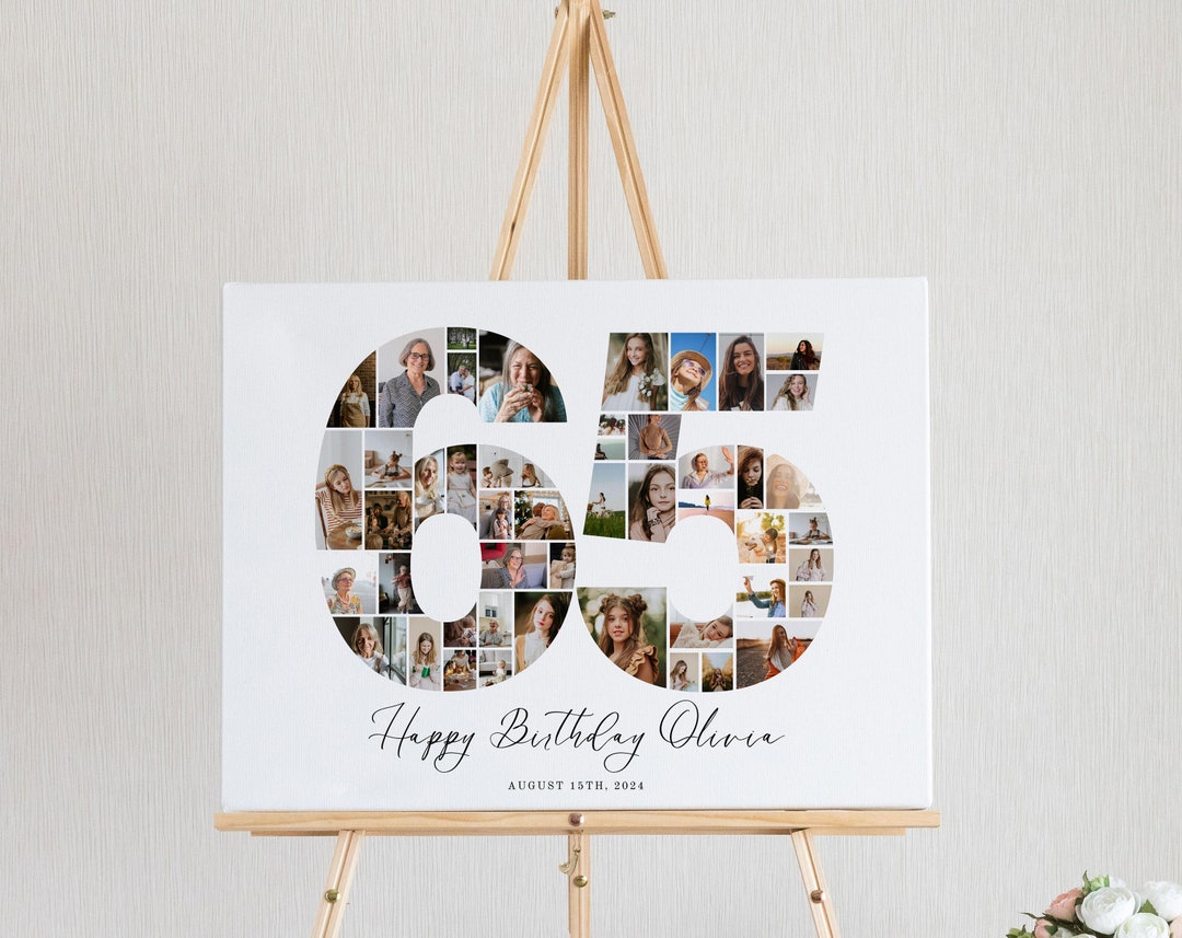 Póster de collage de fotos para 65 cumpleaños, collage de fotos editable,  regalos para 65 cumpleaños, decoraciones para 65 cumpleaños, ideas para 65  cumpleaños, UK25C - Etsy México, image size:1080x857
