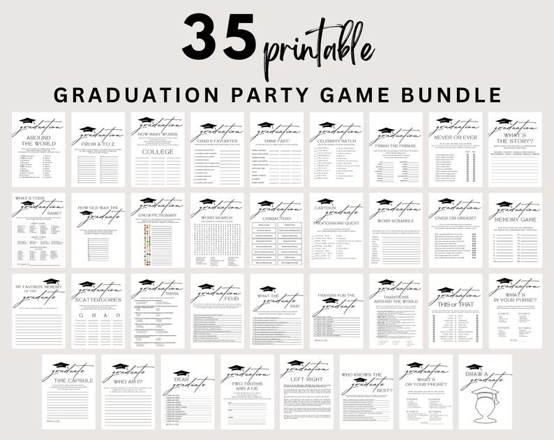 Graduation Party Games