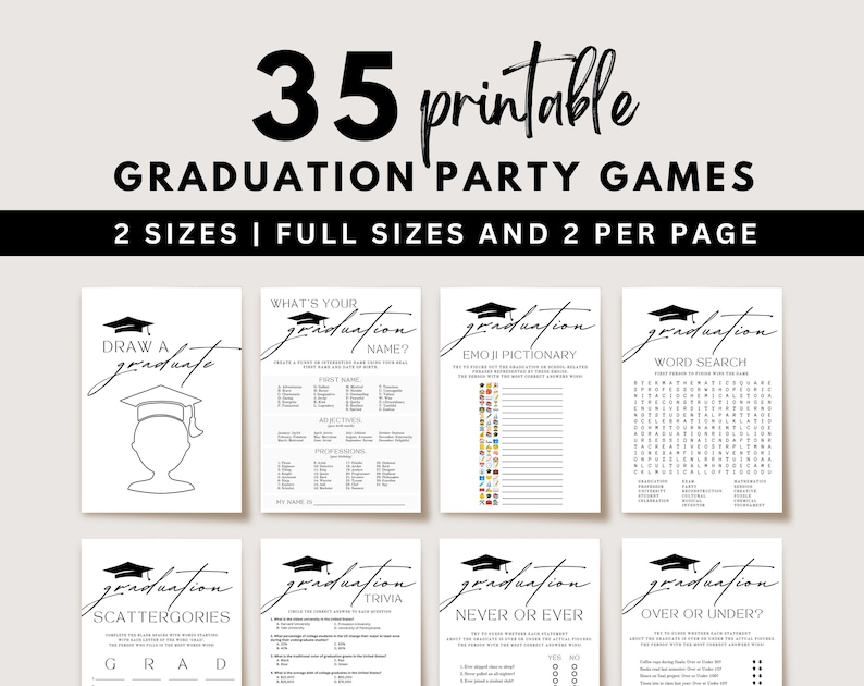 Grad Party Games