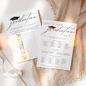 2025 Minimalist Graduation Games Bundle