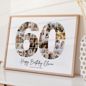 60 Birthday Photo Poster