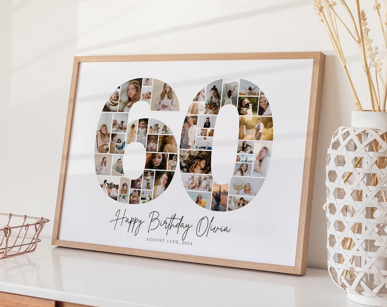 60 Birthday Photo Poster