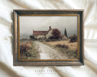 Vintage Farmhouse Print, Rustic Cottage Wall Art (Digital Download)