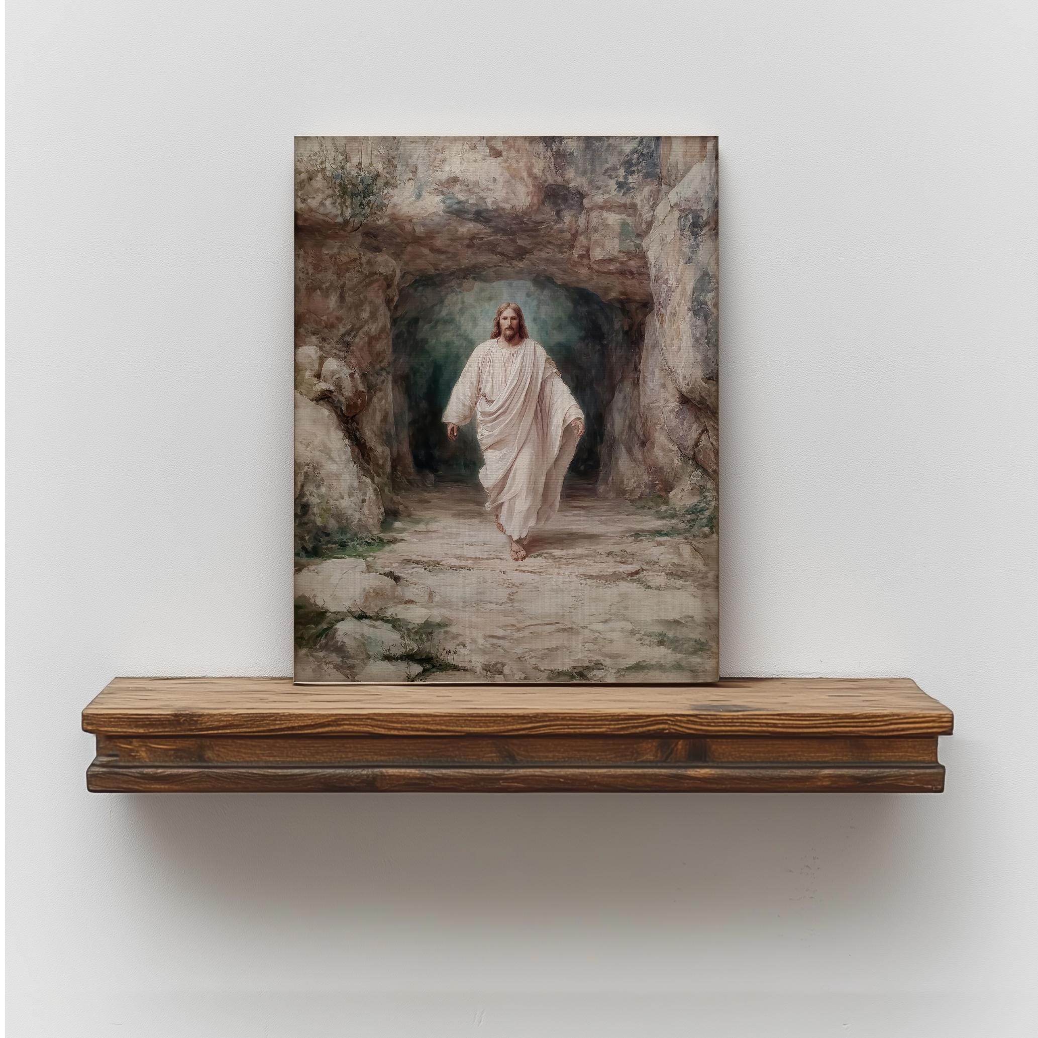 Jesus Resurrection Wall Art Printable | Christian Easter Decor [digital ...