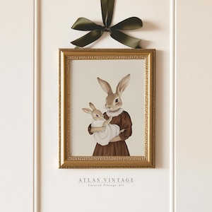 Vintage Easter Prints, Spring Gallery Wall Set, Easter Printable Wall Art Bundle, Easter Spring Decor, Easter Nursery Decor Digital Download