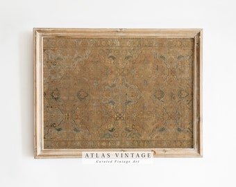 Vintage Persian Rug Print | Antique Textile Art (Digital Download)