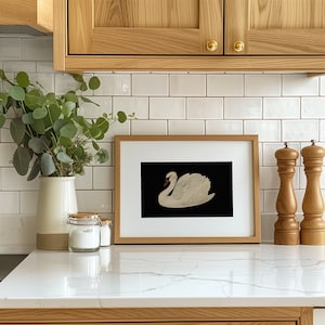 Neutral Swan Printable Art